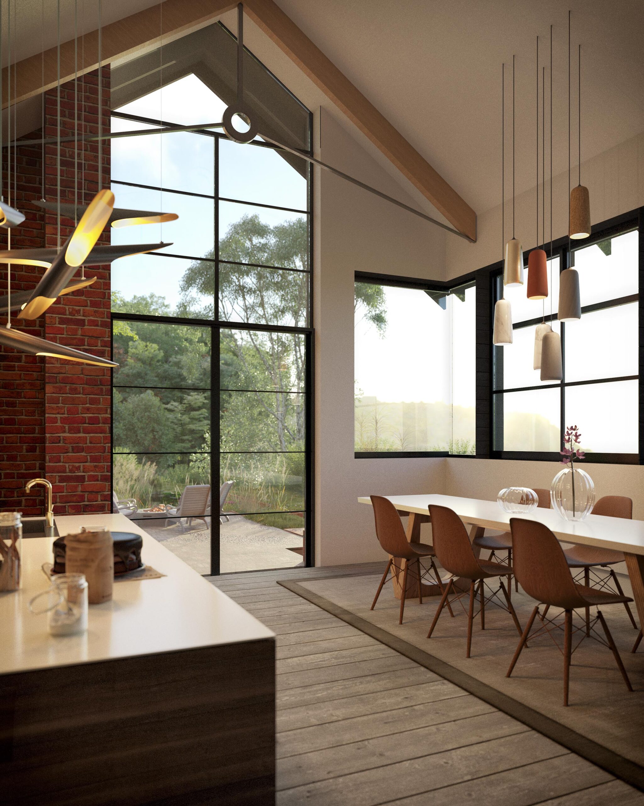 Modern bucks new build home country views