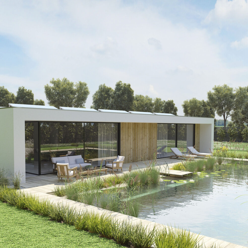 Luxury swimming pool garden designers