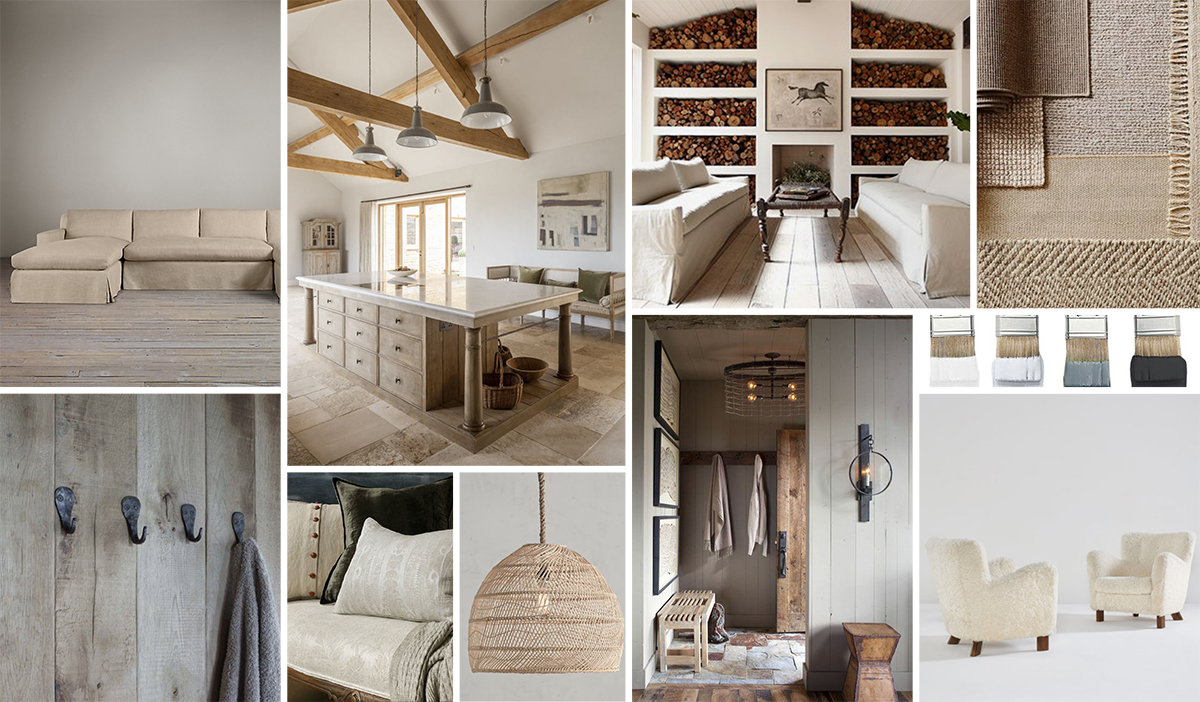 Barn conversion Mood board