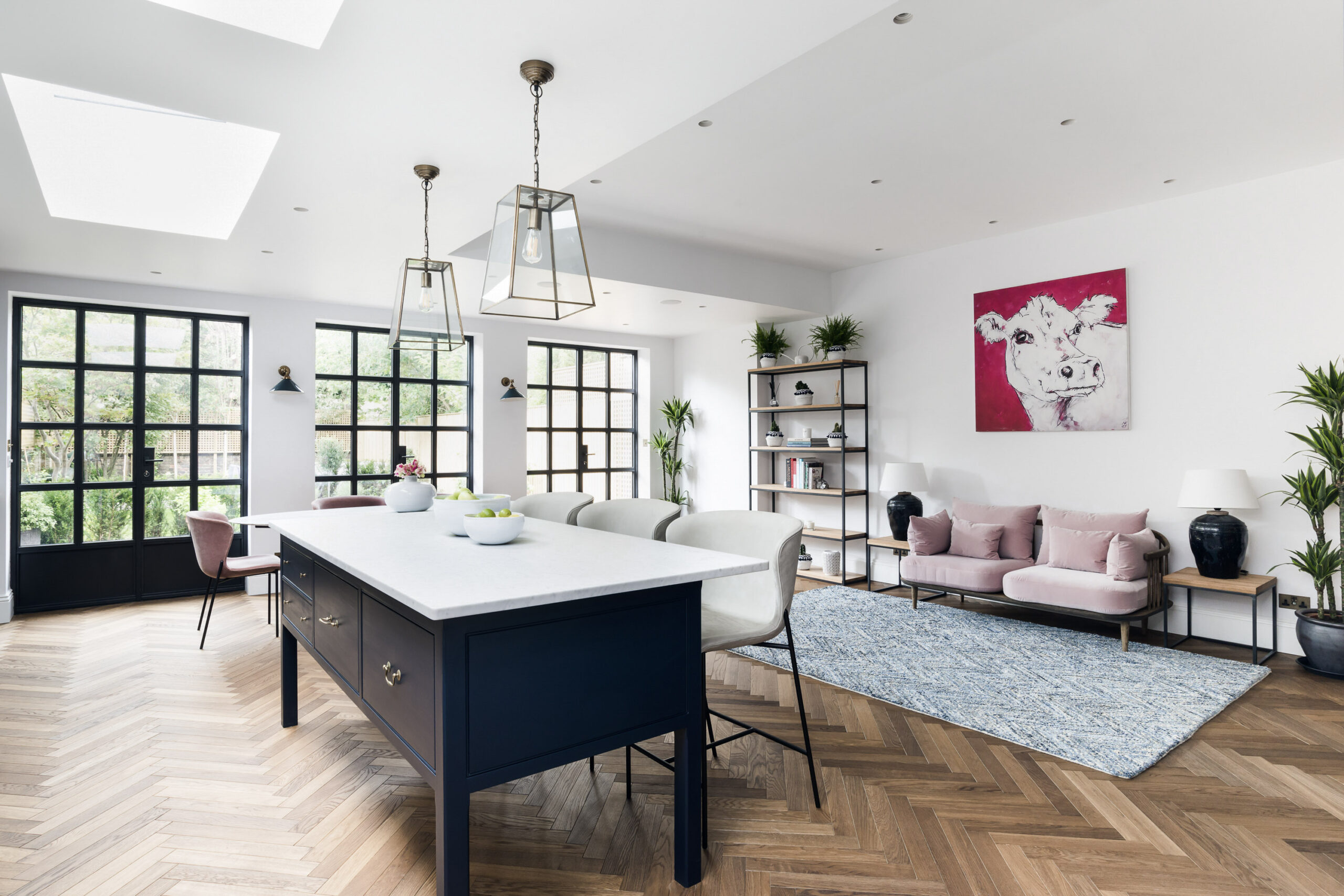 Modern home interior renovation