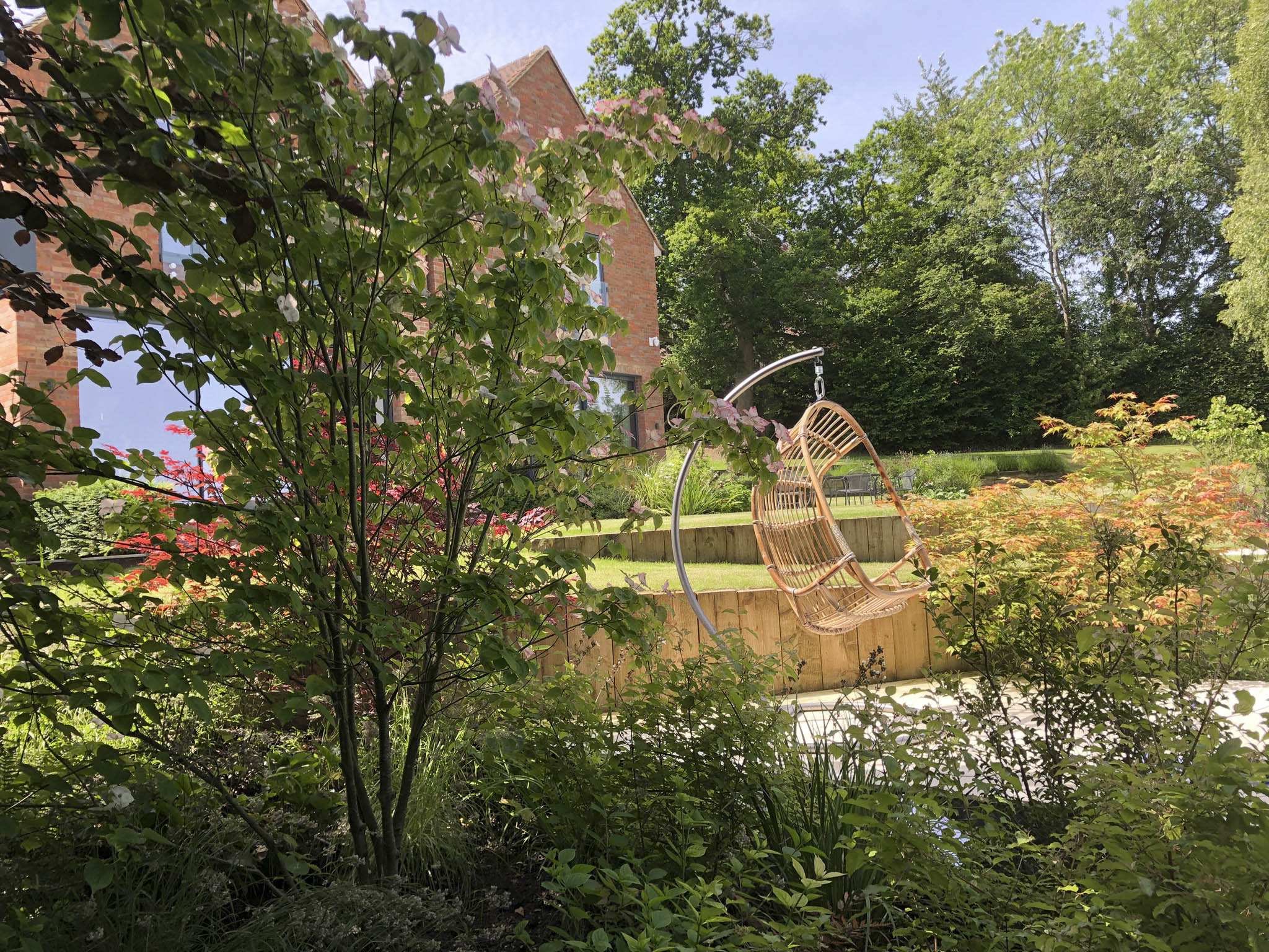 Modern family garden design