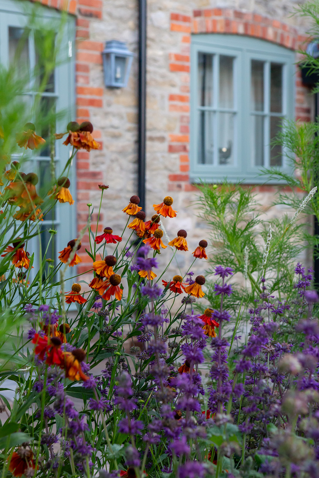 Vibrant summer planting cottage garden renovation