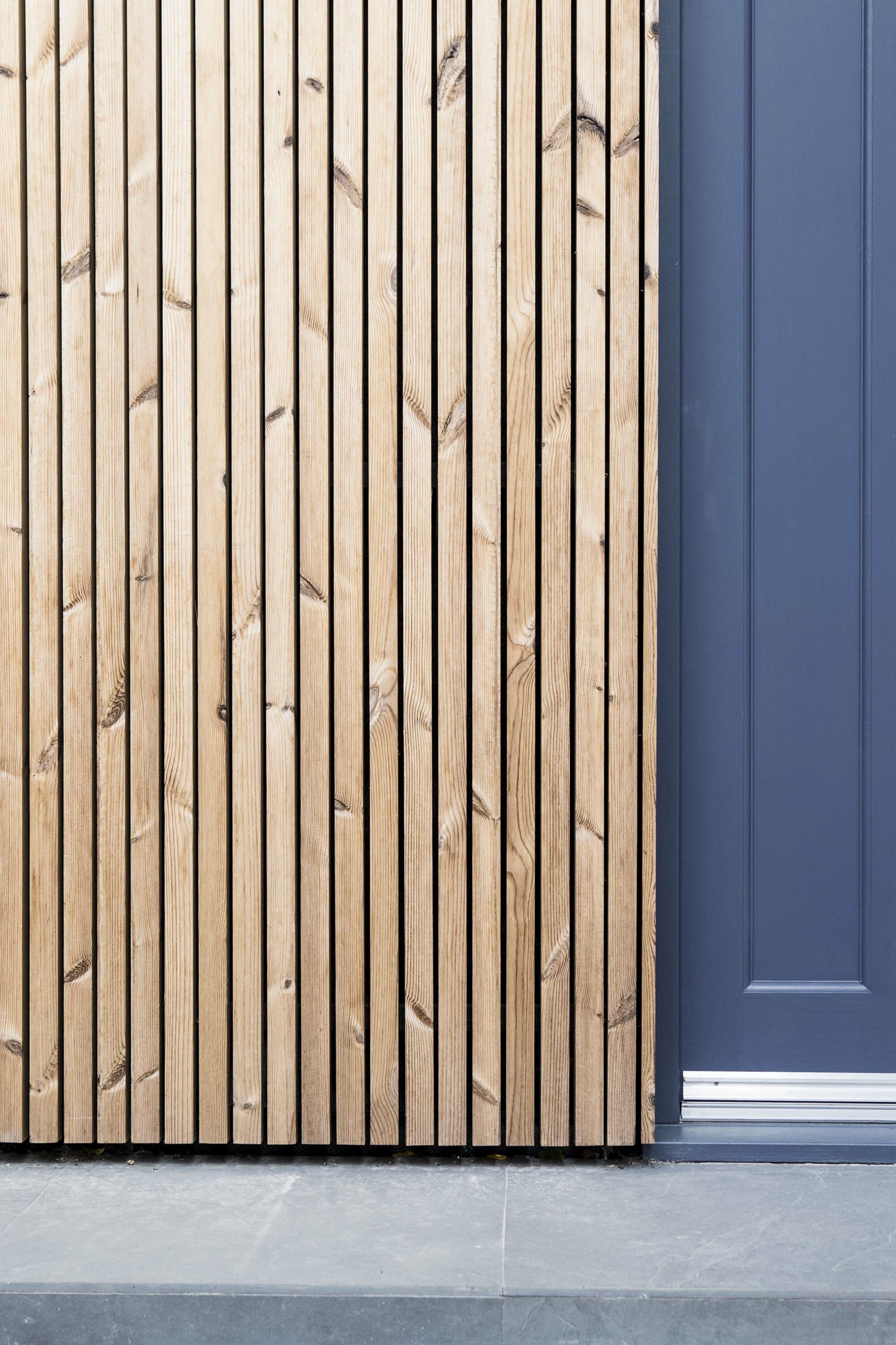 Modern timber cladding home design
