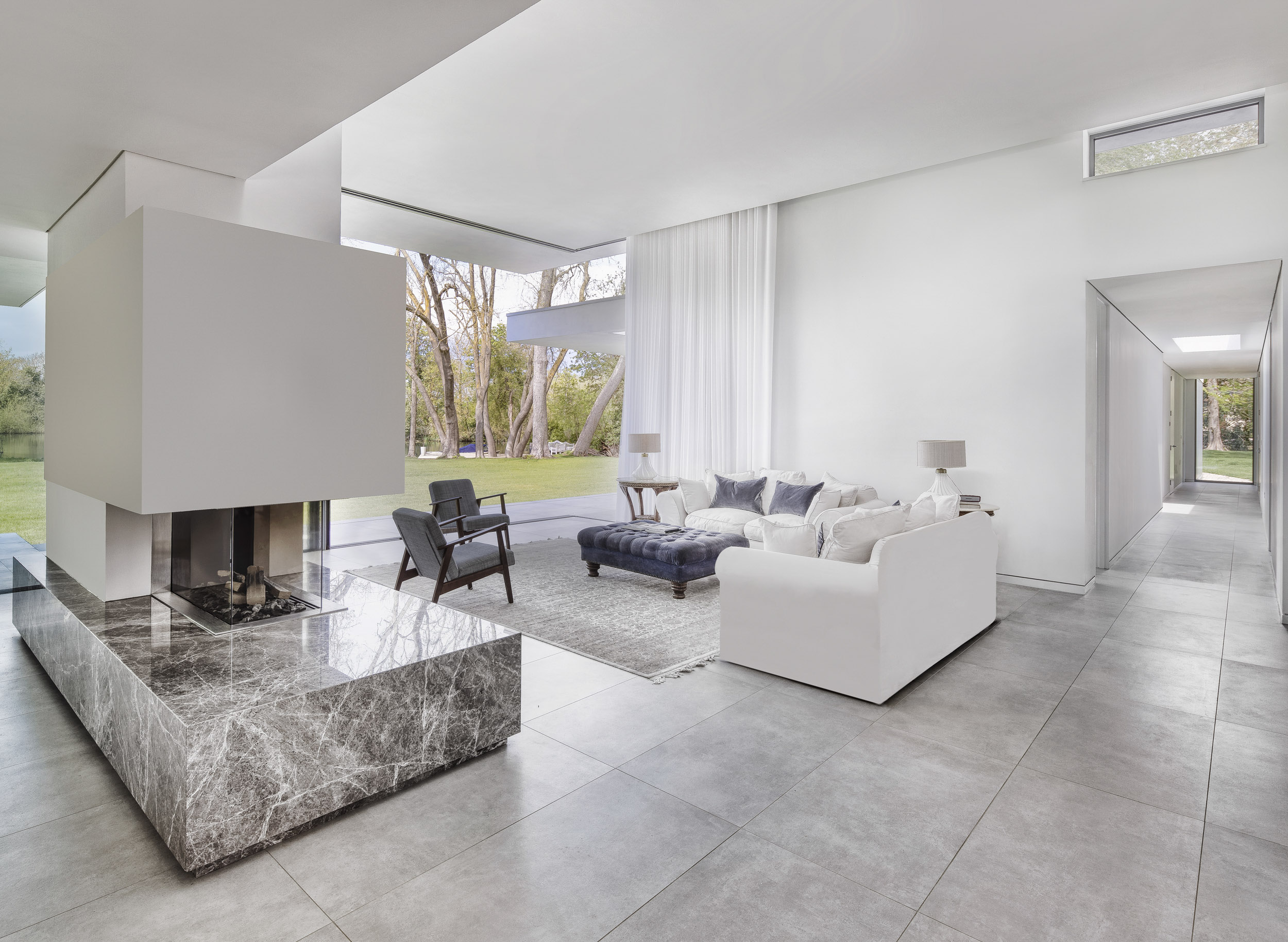 River House modern living room interior design
