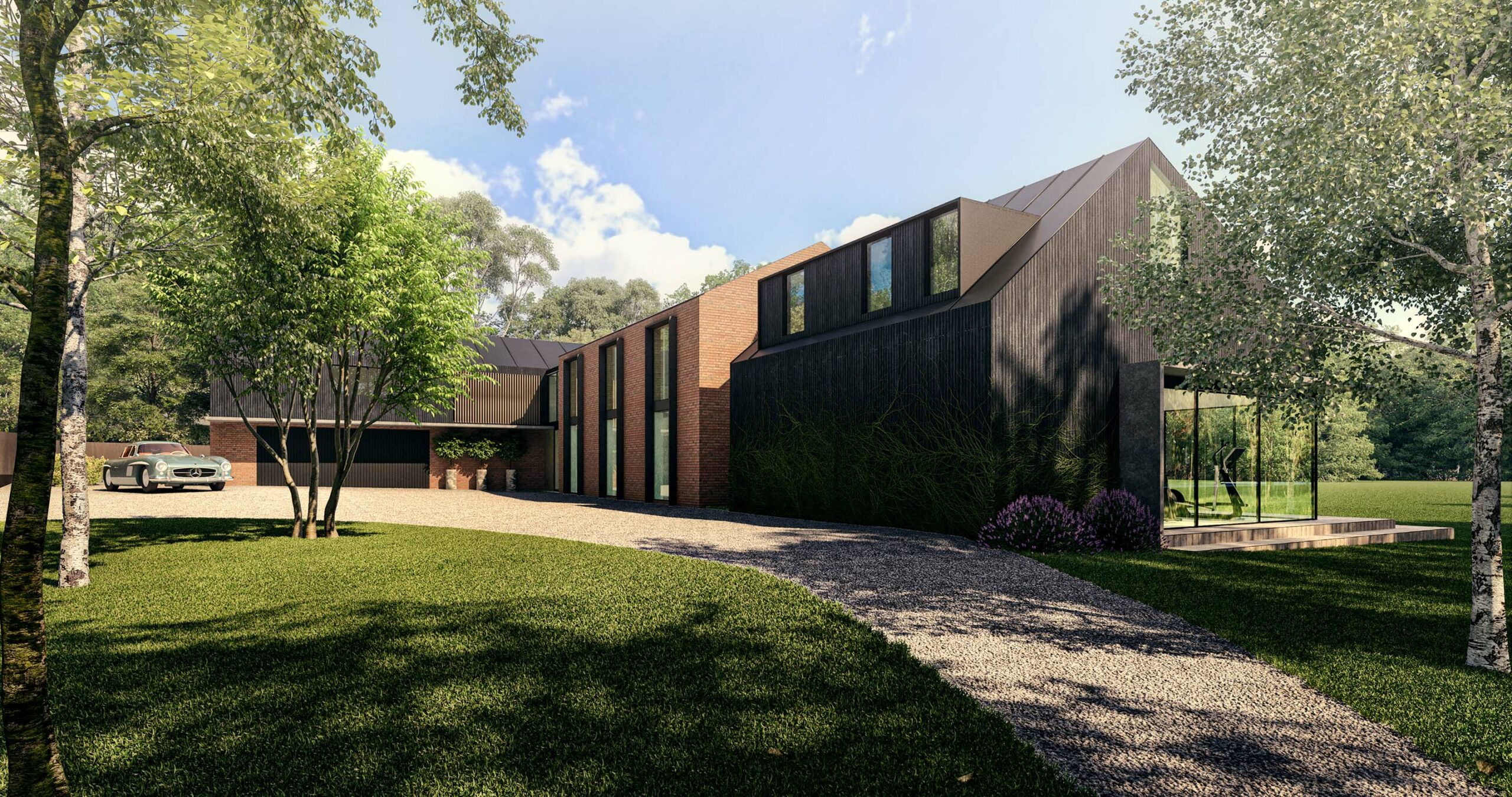 New build luxury country home architects design