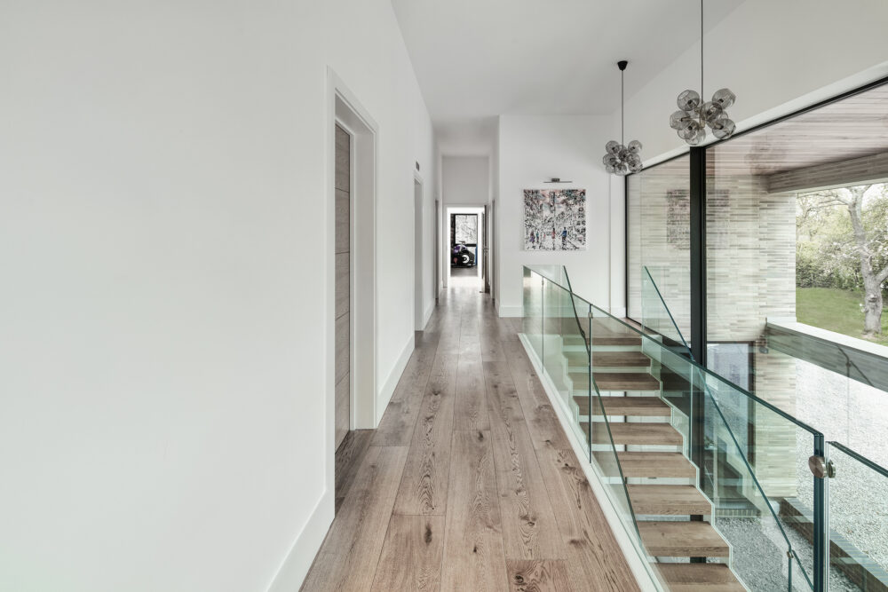 Luxury glass interior design country homes