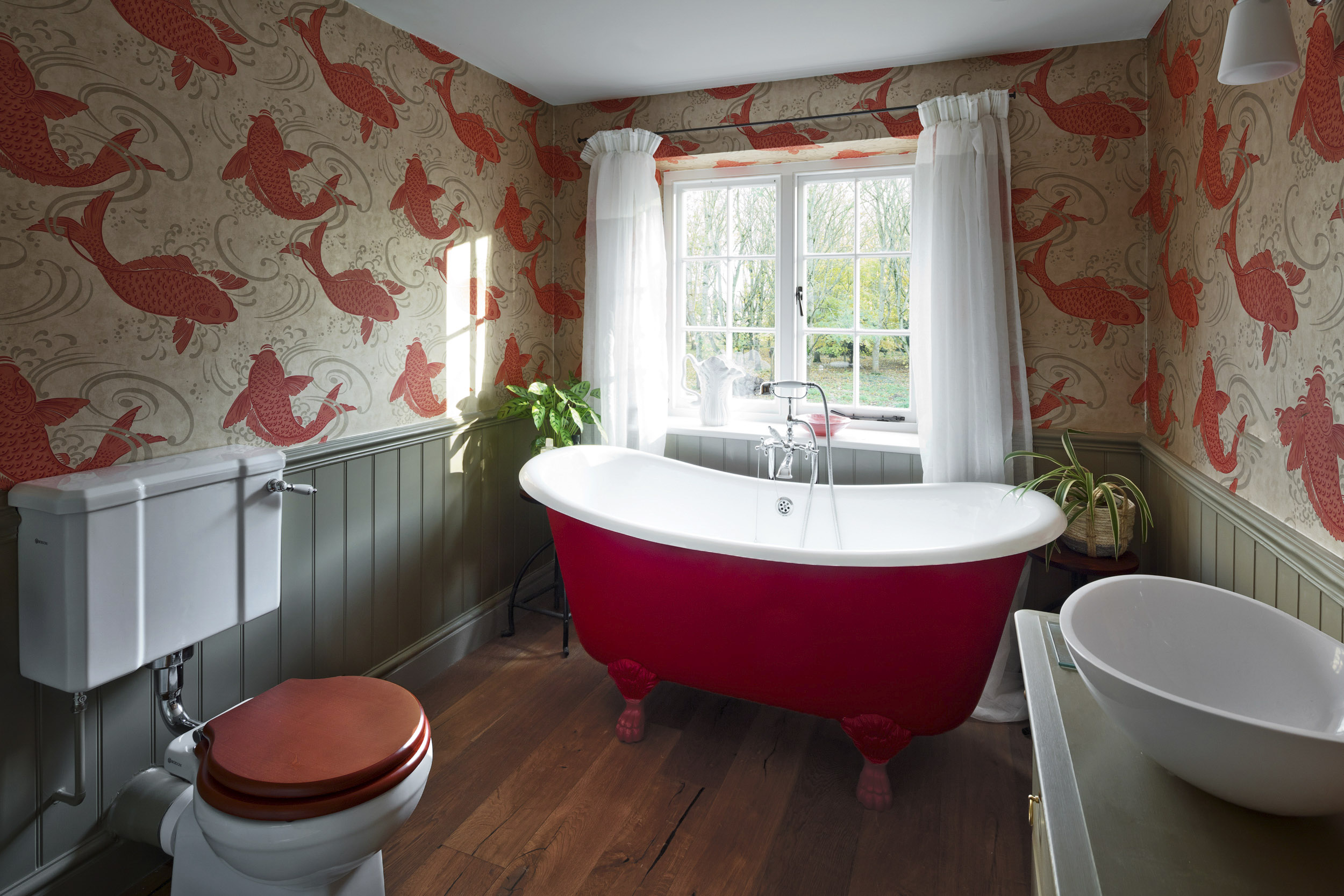 Heritage mill house bathroom design