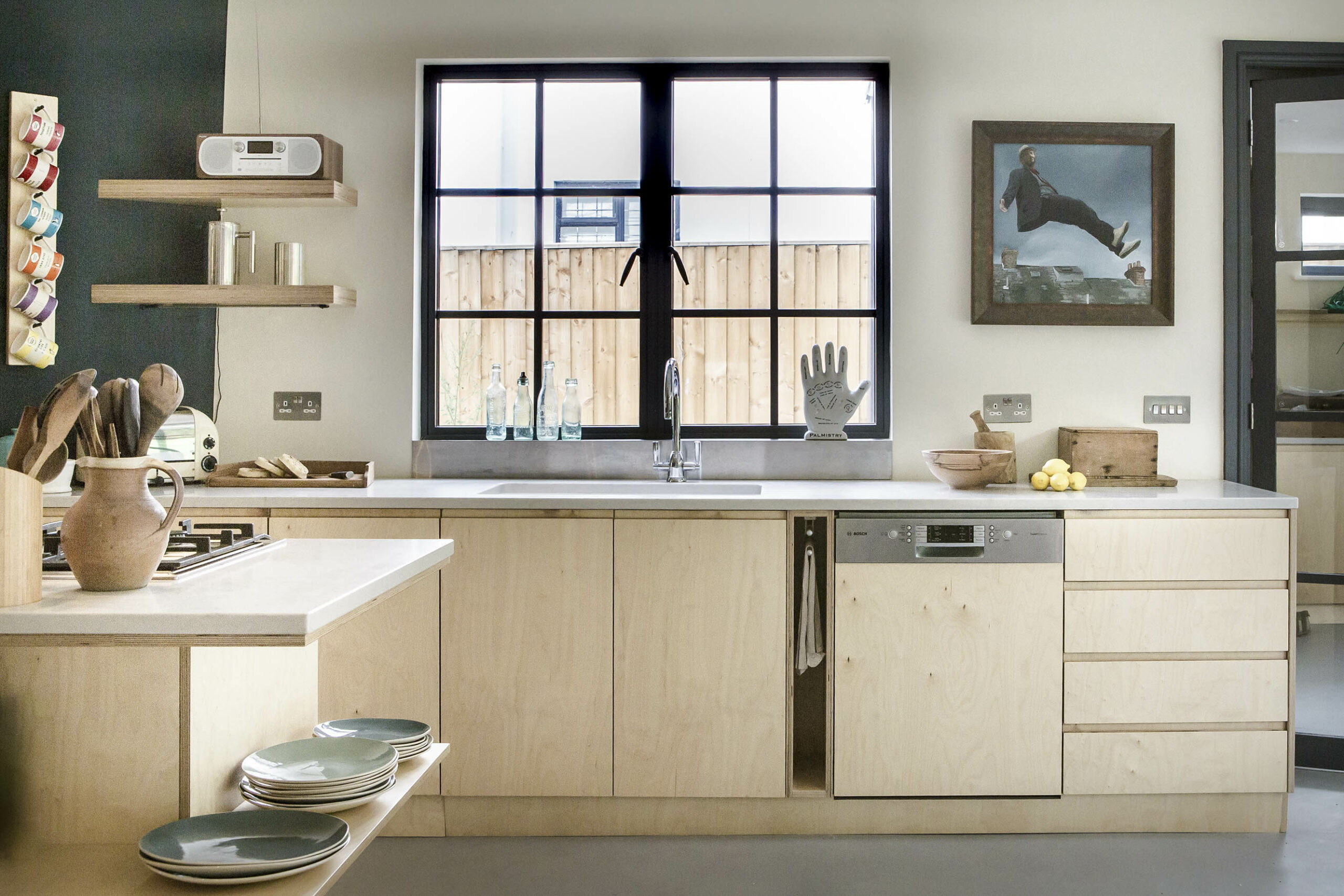 Industrial style kitchen renovation