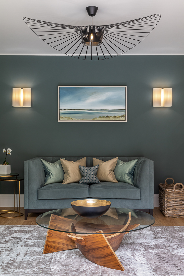 Chic london aesthetic living room renovation interior design