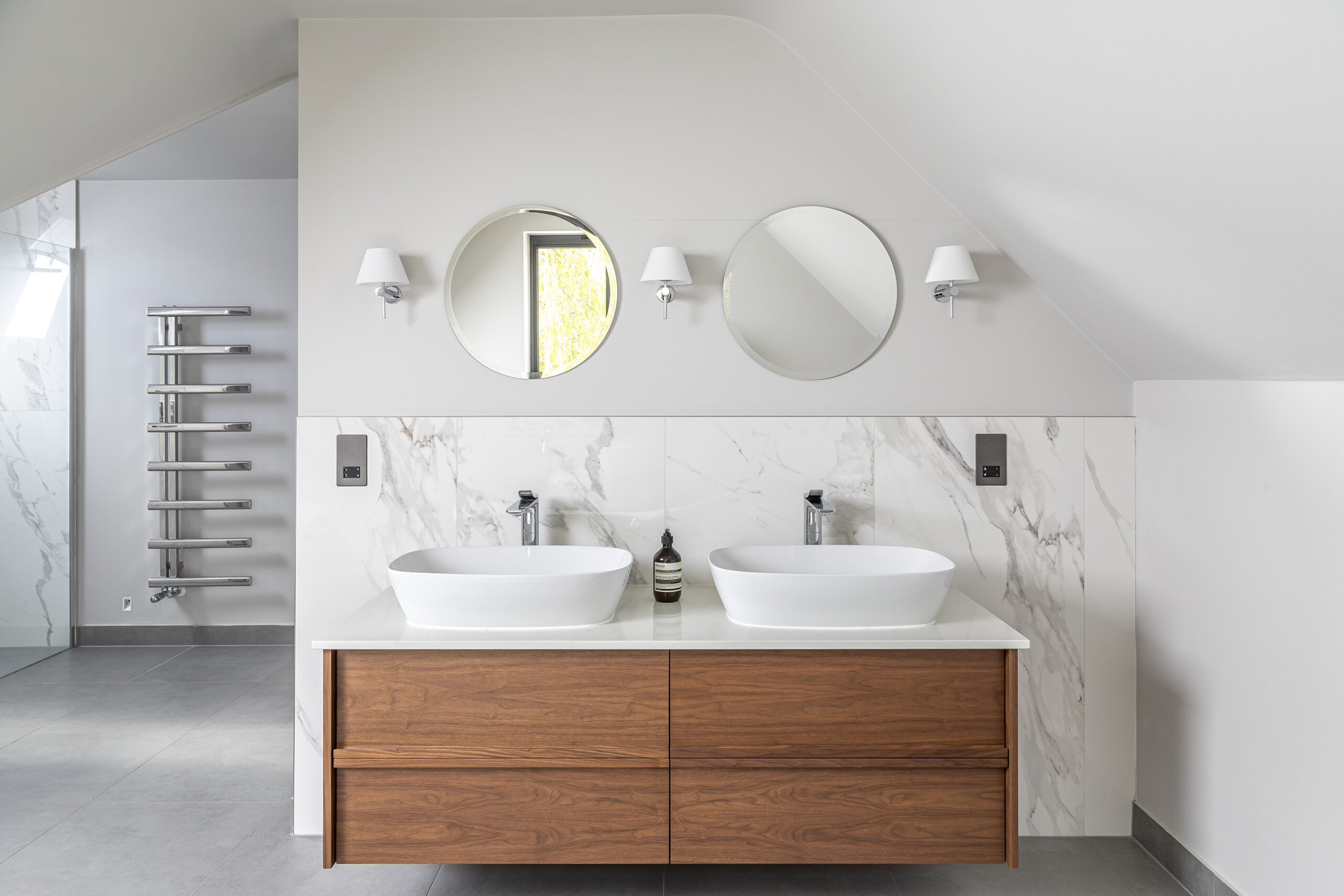Minimal bathroom interior design
