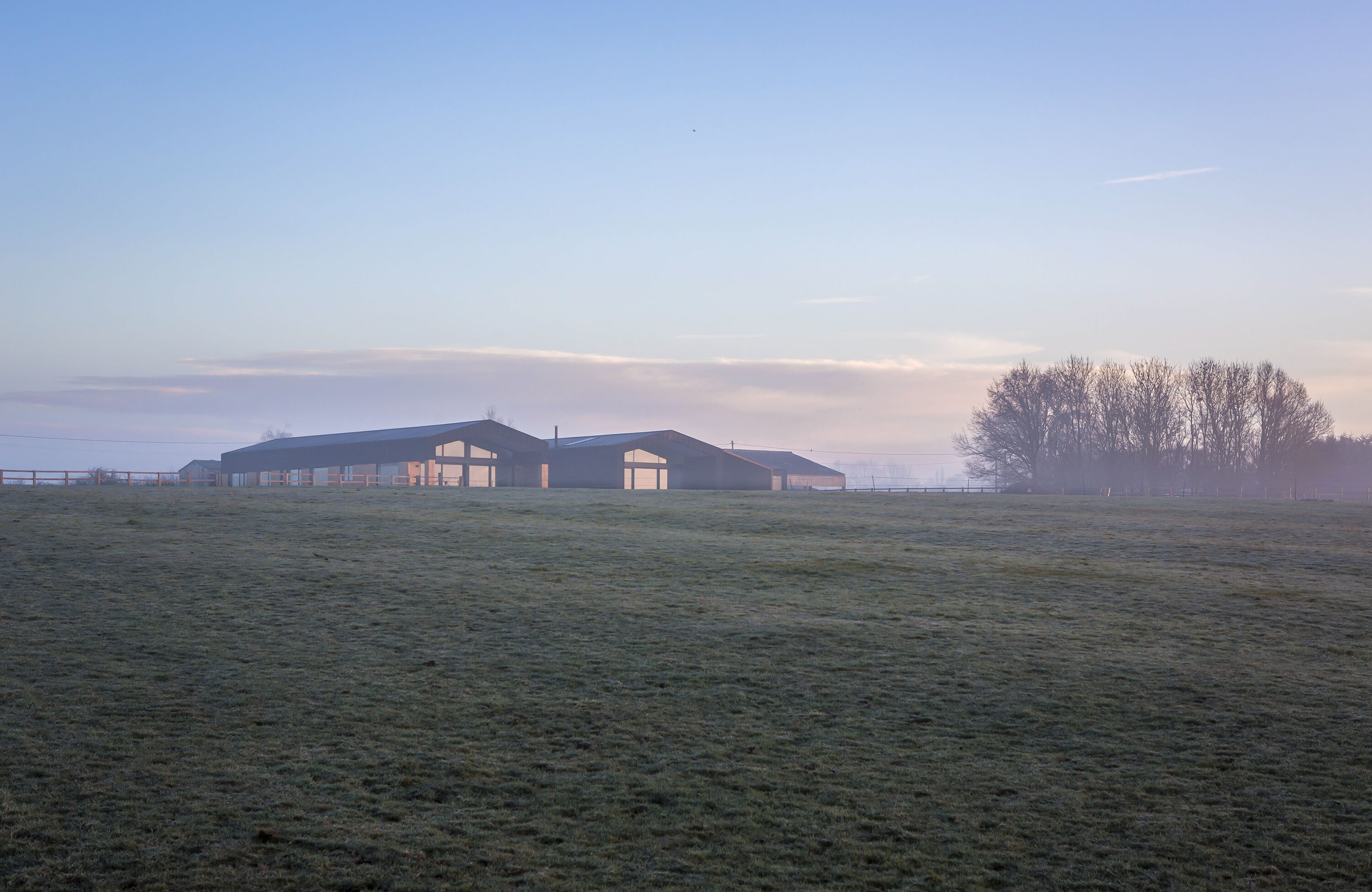 Contemporary aluminium clad sustainable barn conversion design