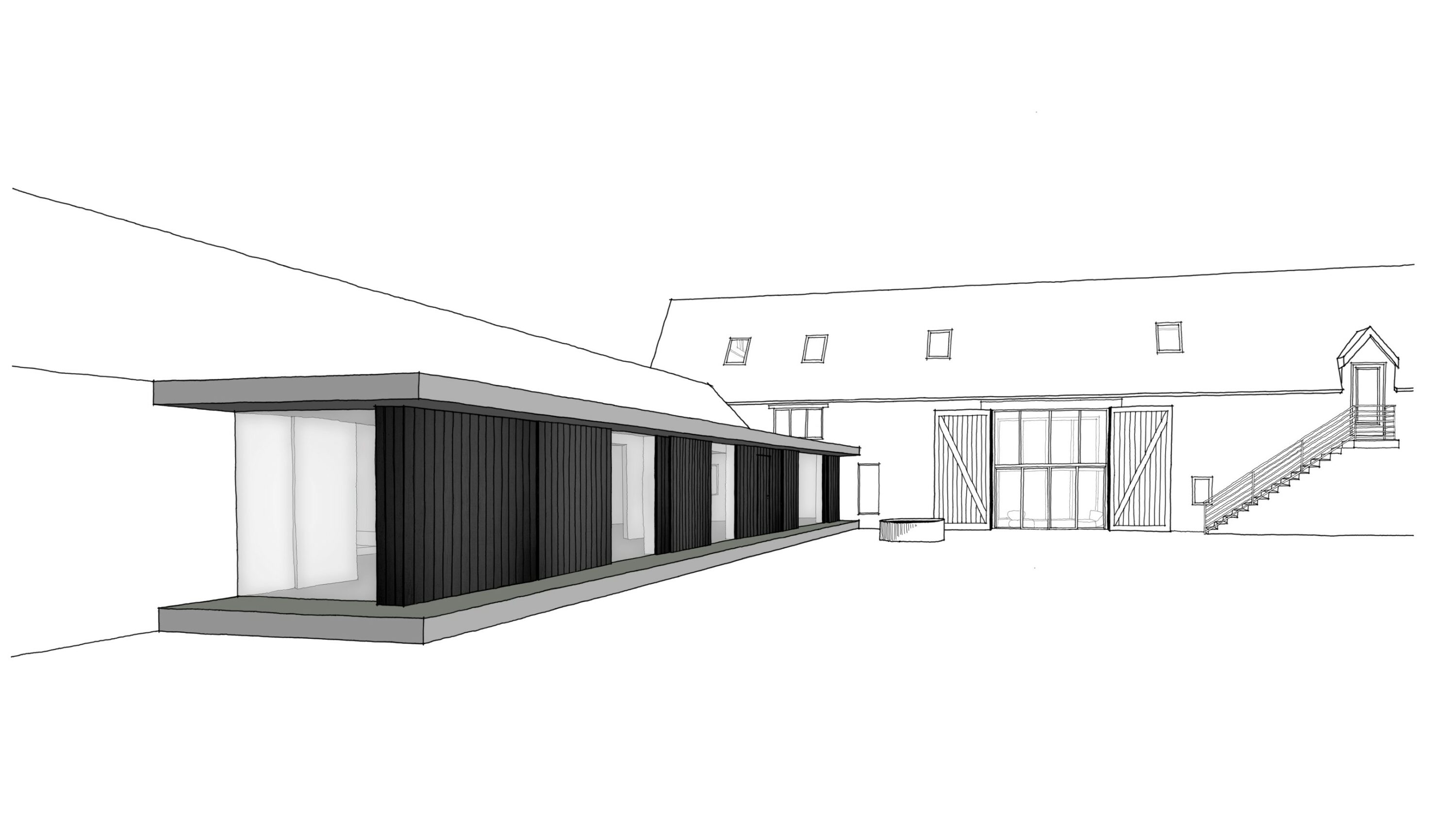 Barn conversion sketch