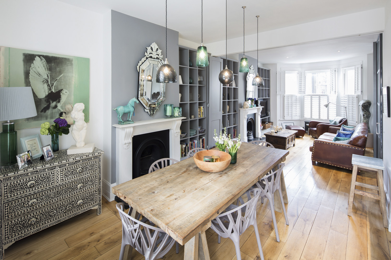 Modern living room interior renovation