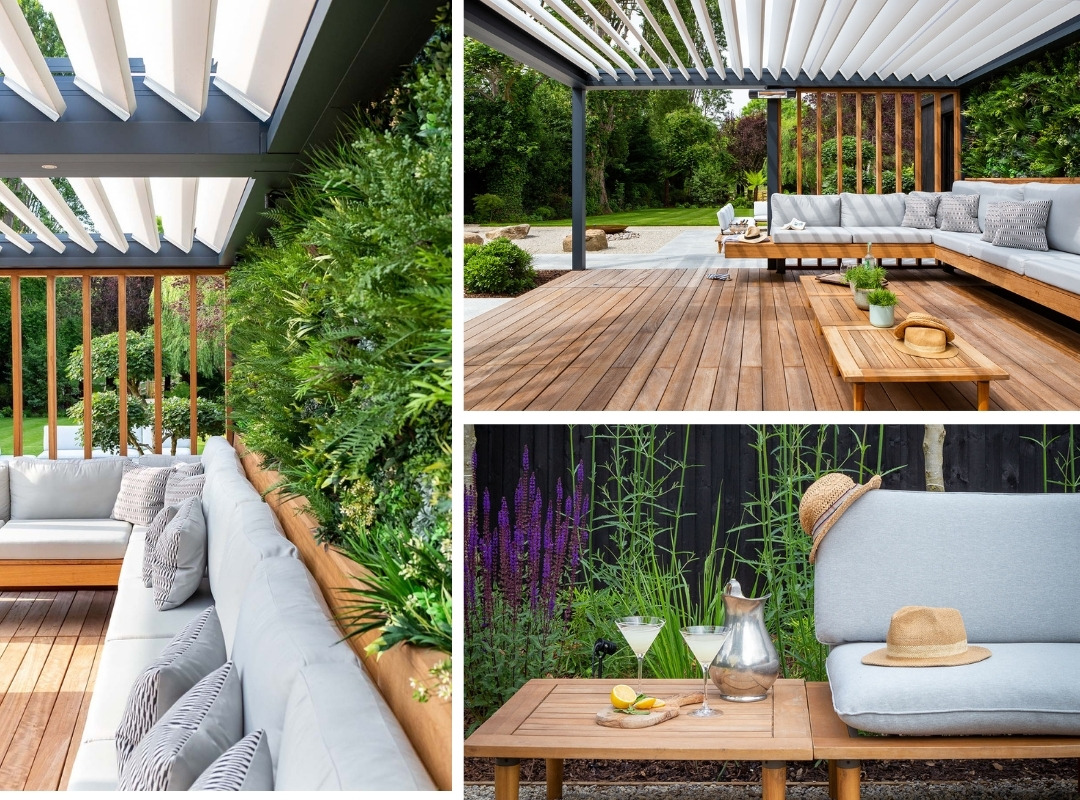 Luxury garden landscaping renovation project