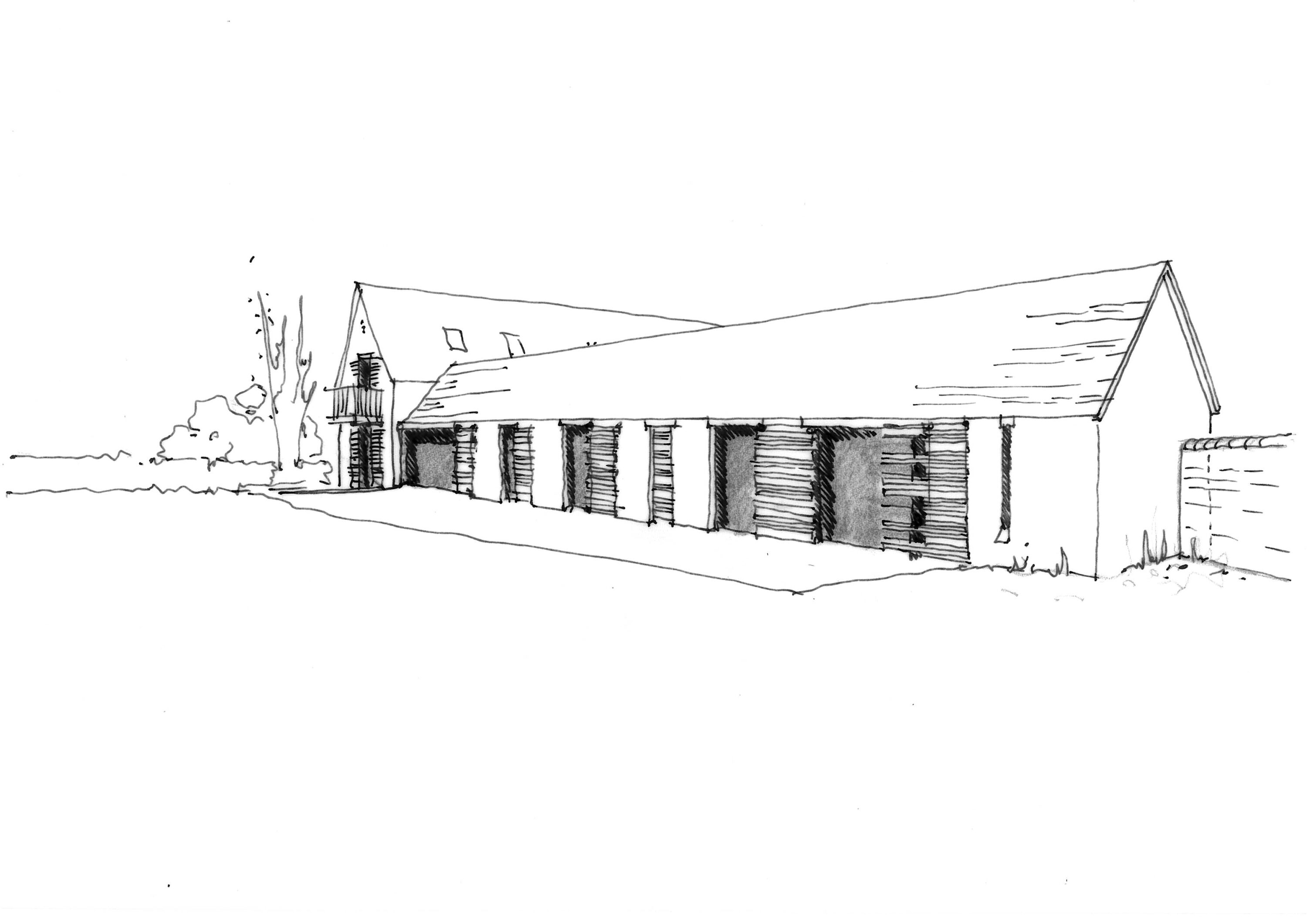 Barn conversion sketch