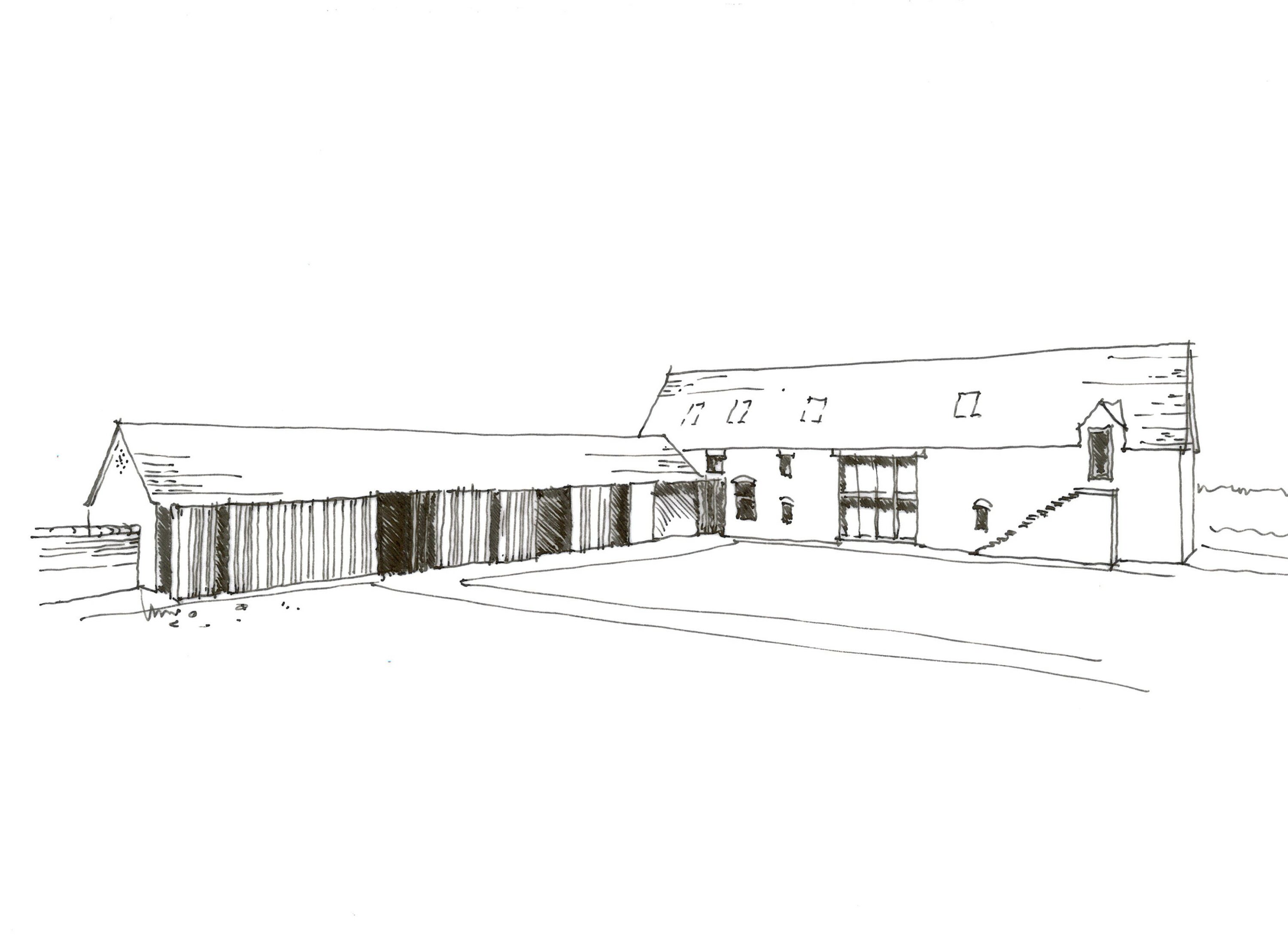 Barn conversion sketch
