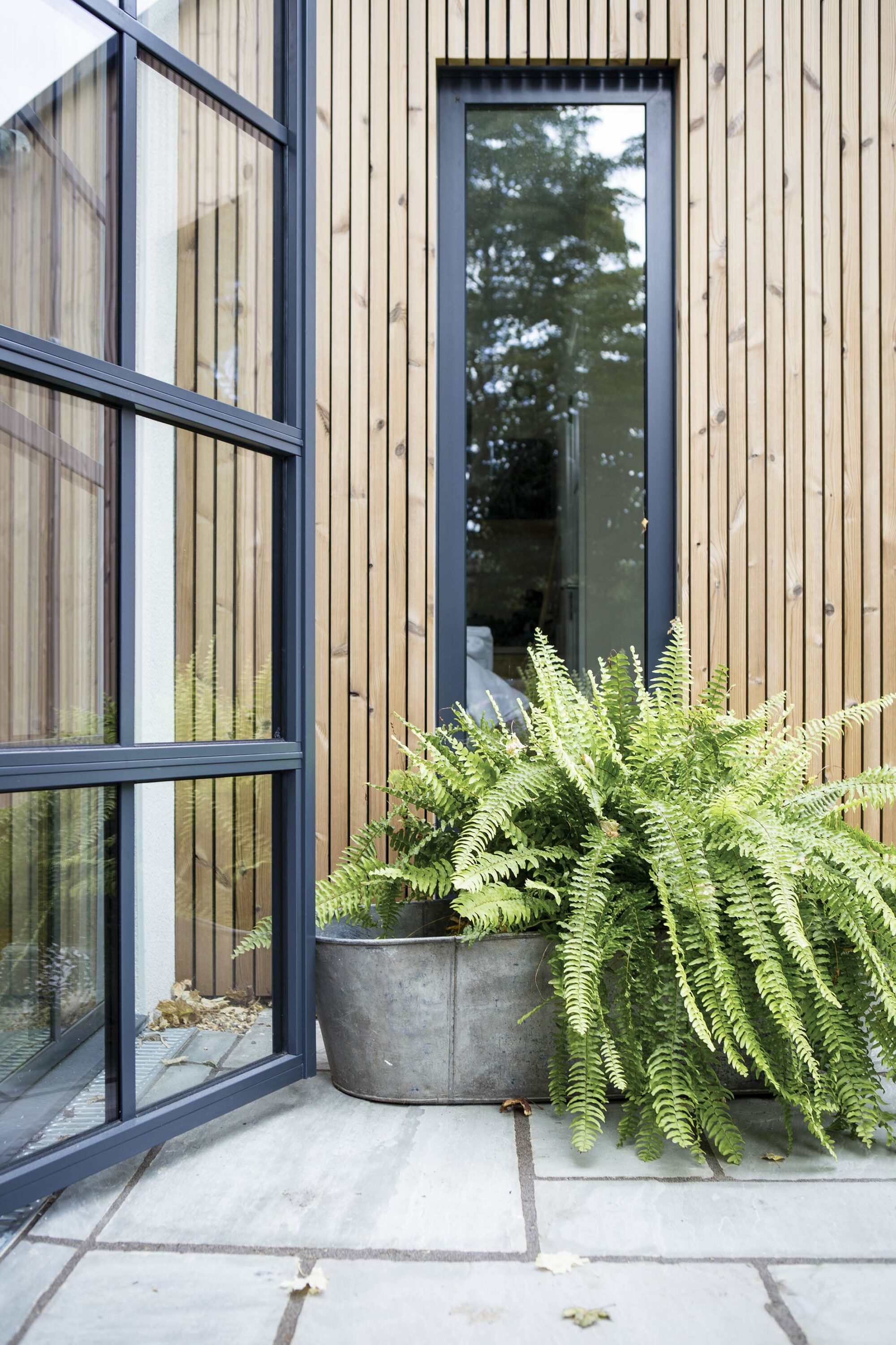 Luxury rear extension steel glazing design