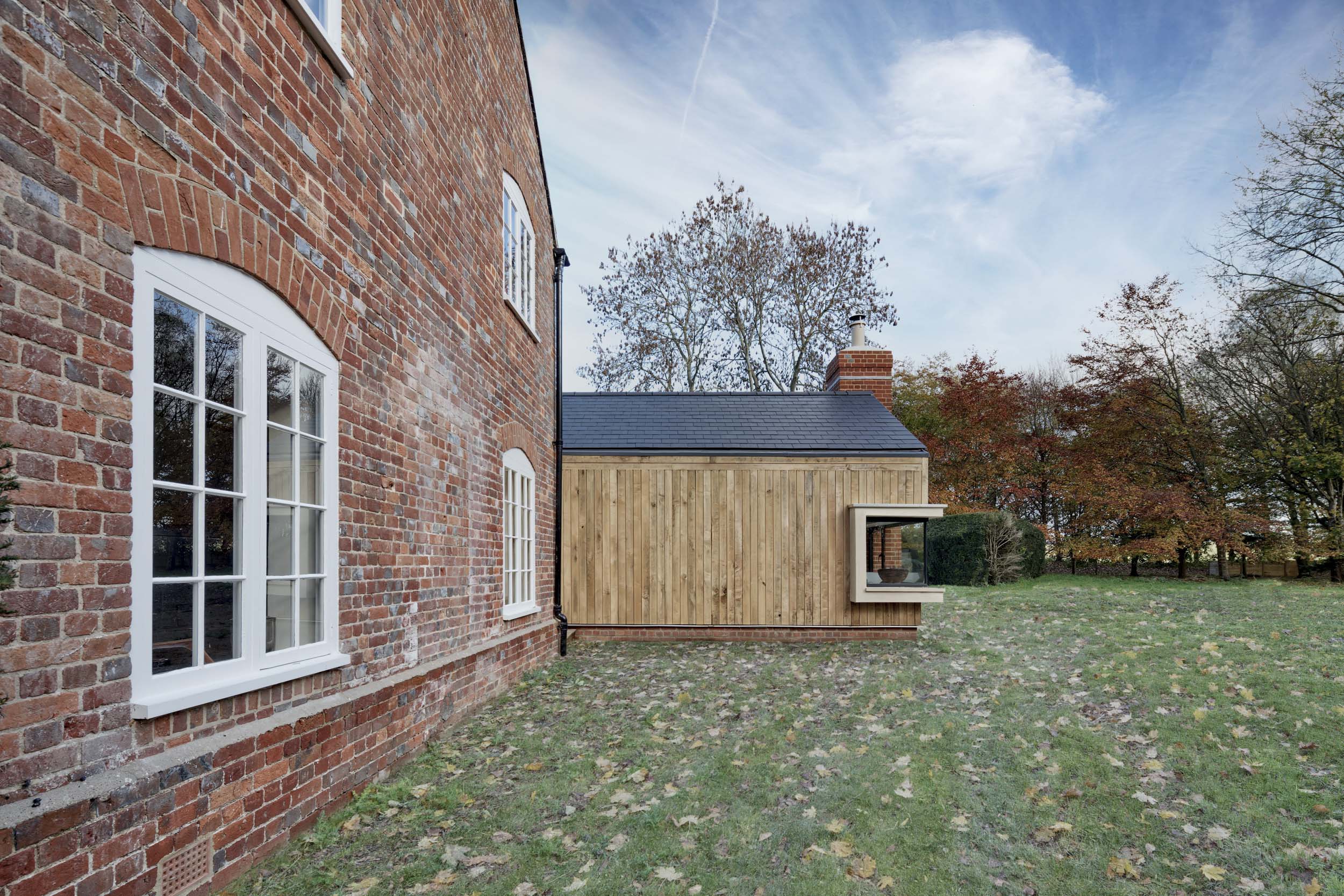 LIsted country home extension