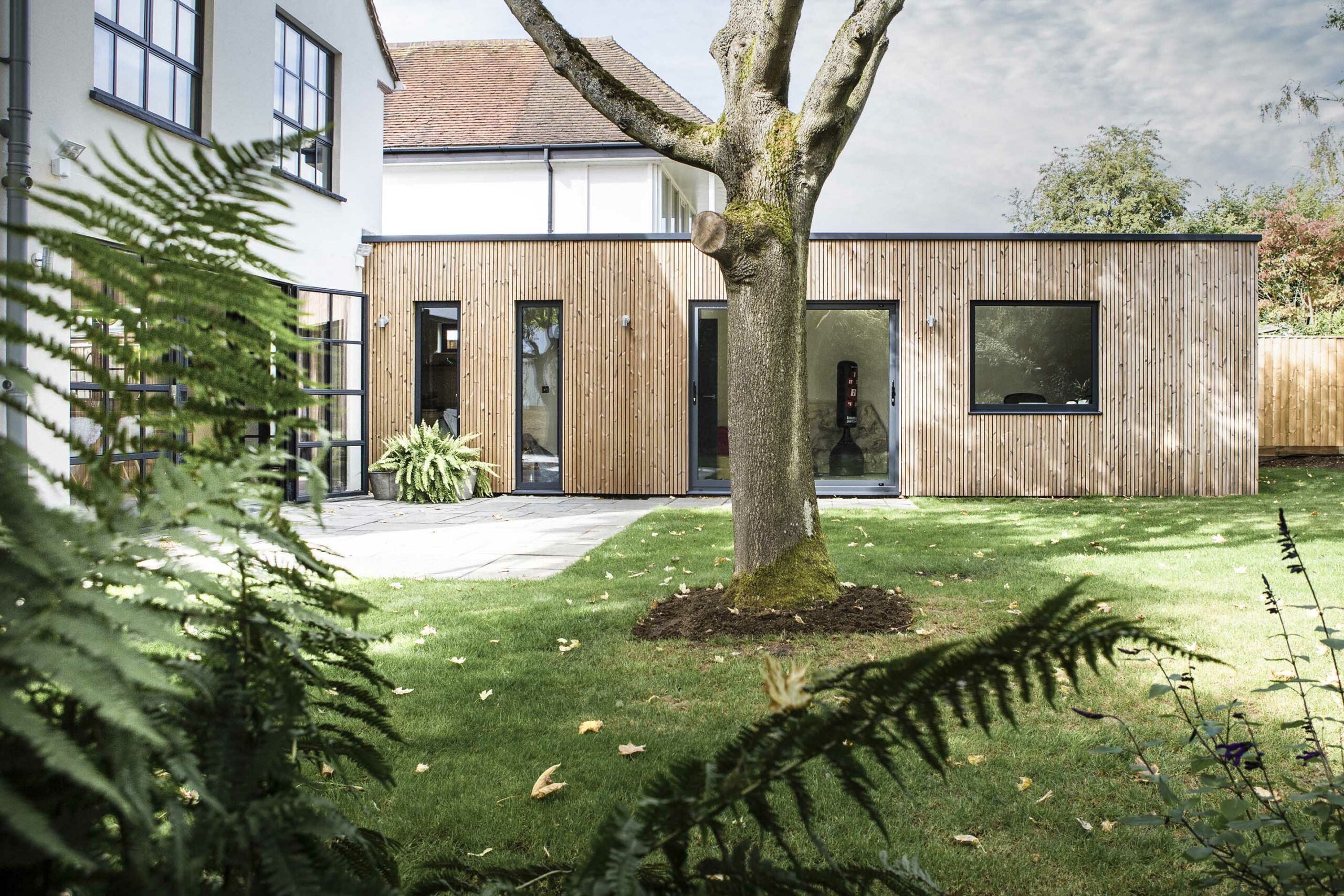 Sustainable timber rear extension