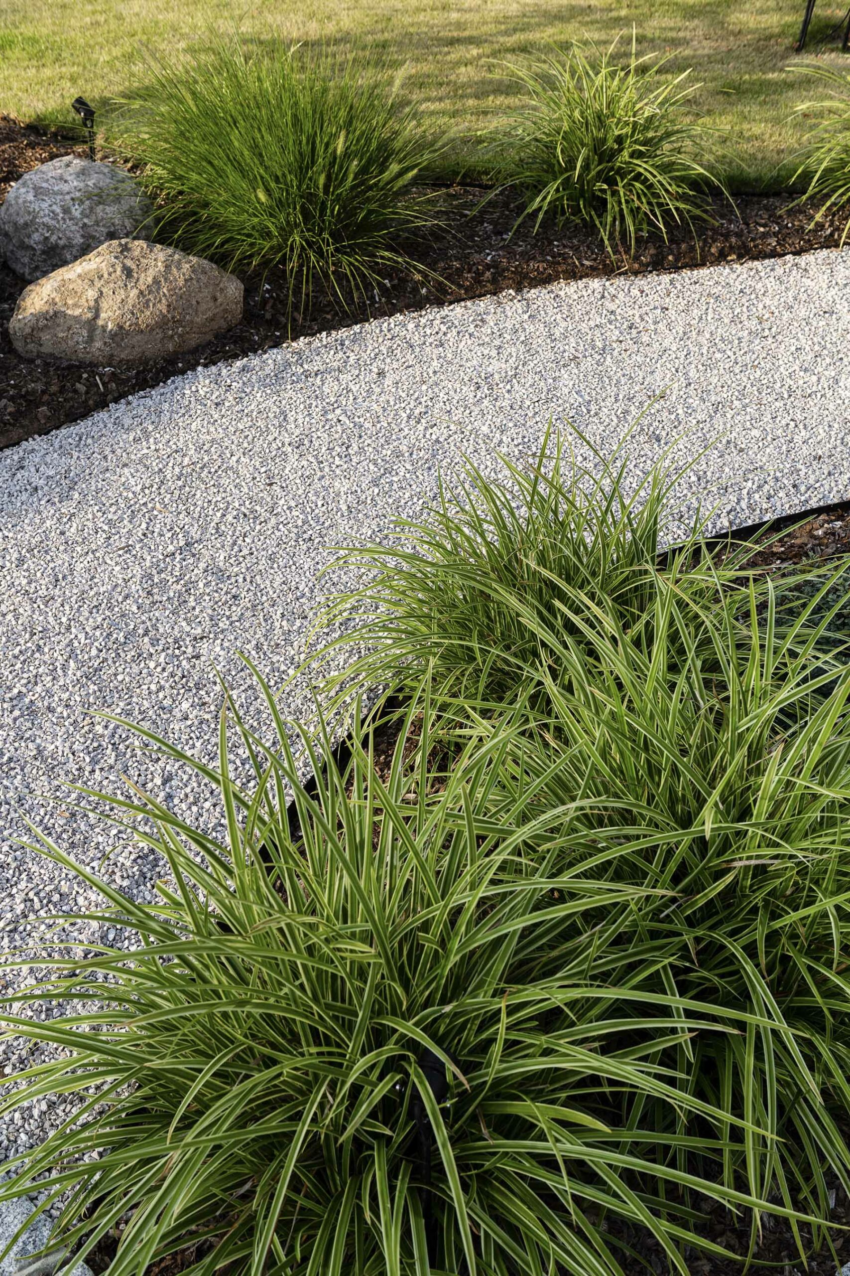 Beautiful green planting design garden and landscaping bucks family home