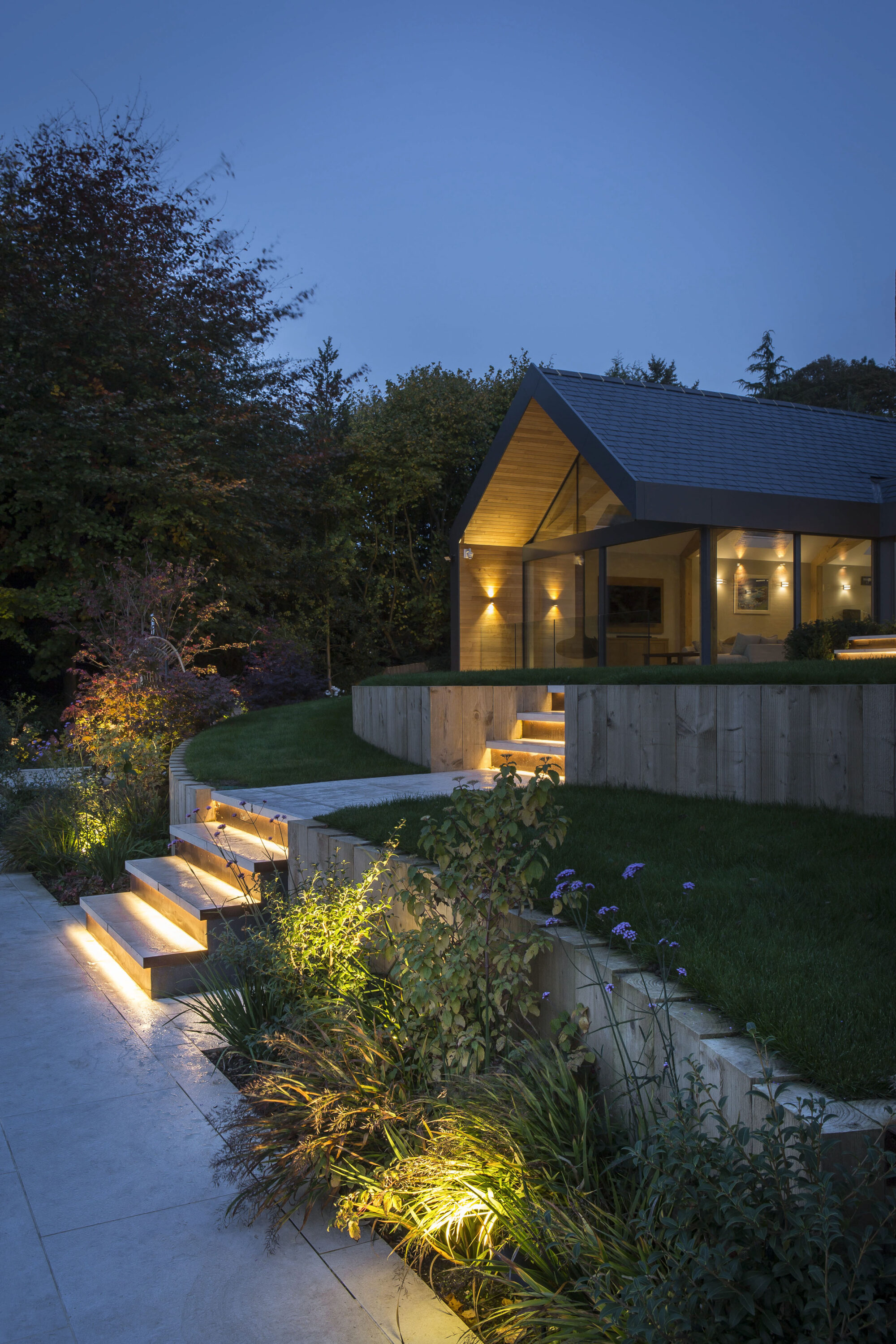 Contemporary glazed garden room architects