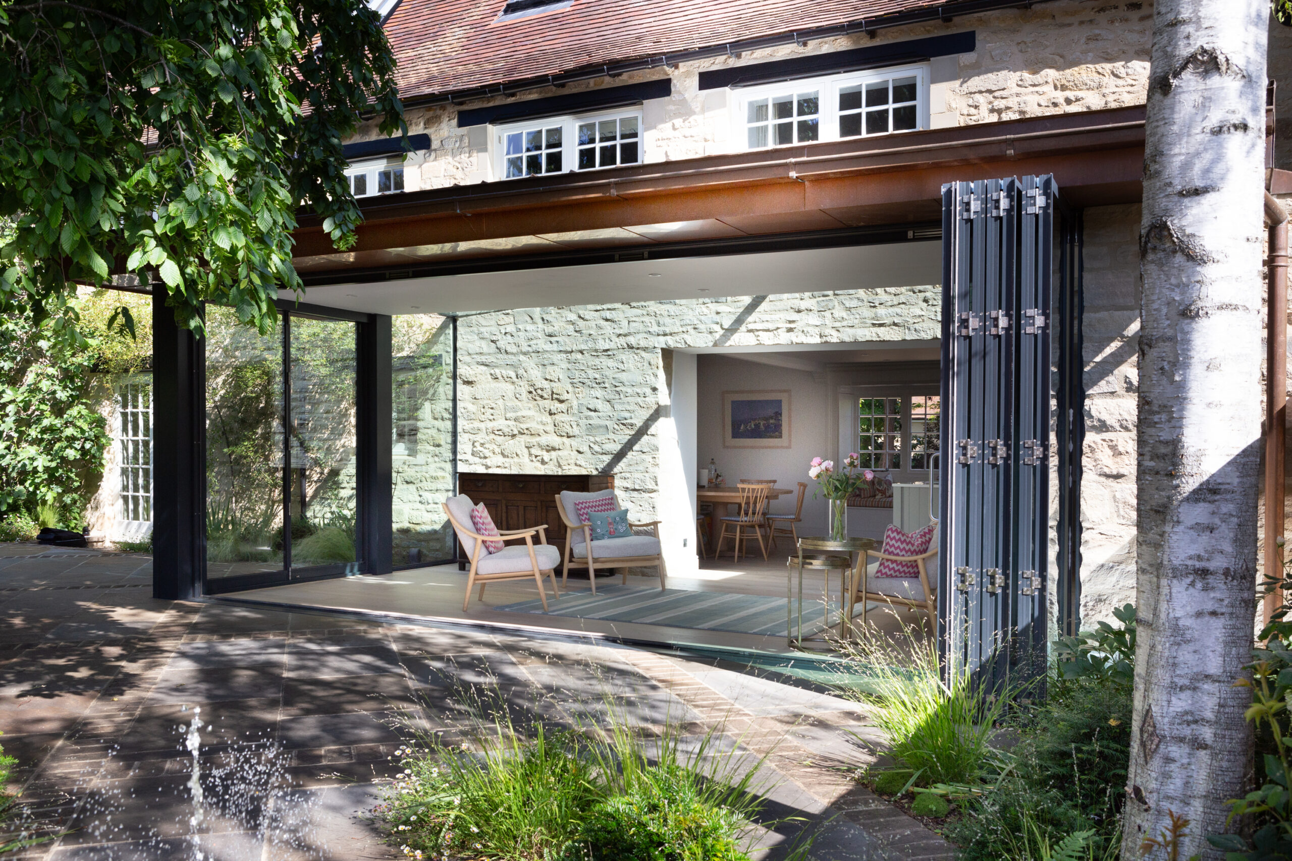 Contemporary high end bespoke countryside home renovation