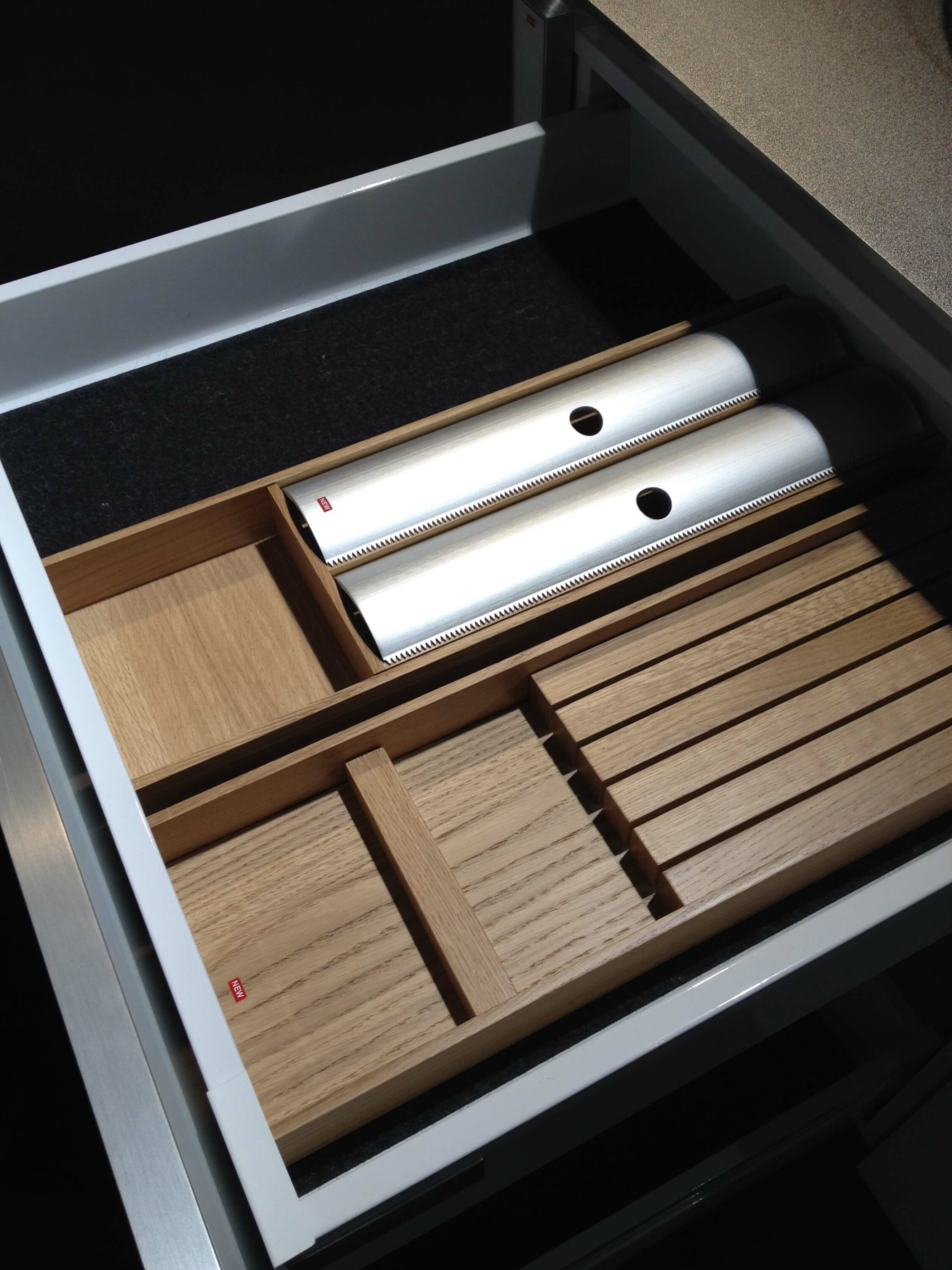 Kitchen drawers interiors
