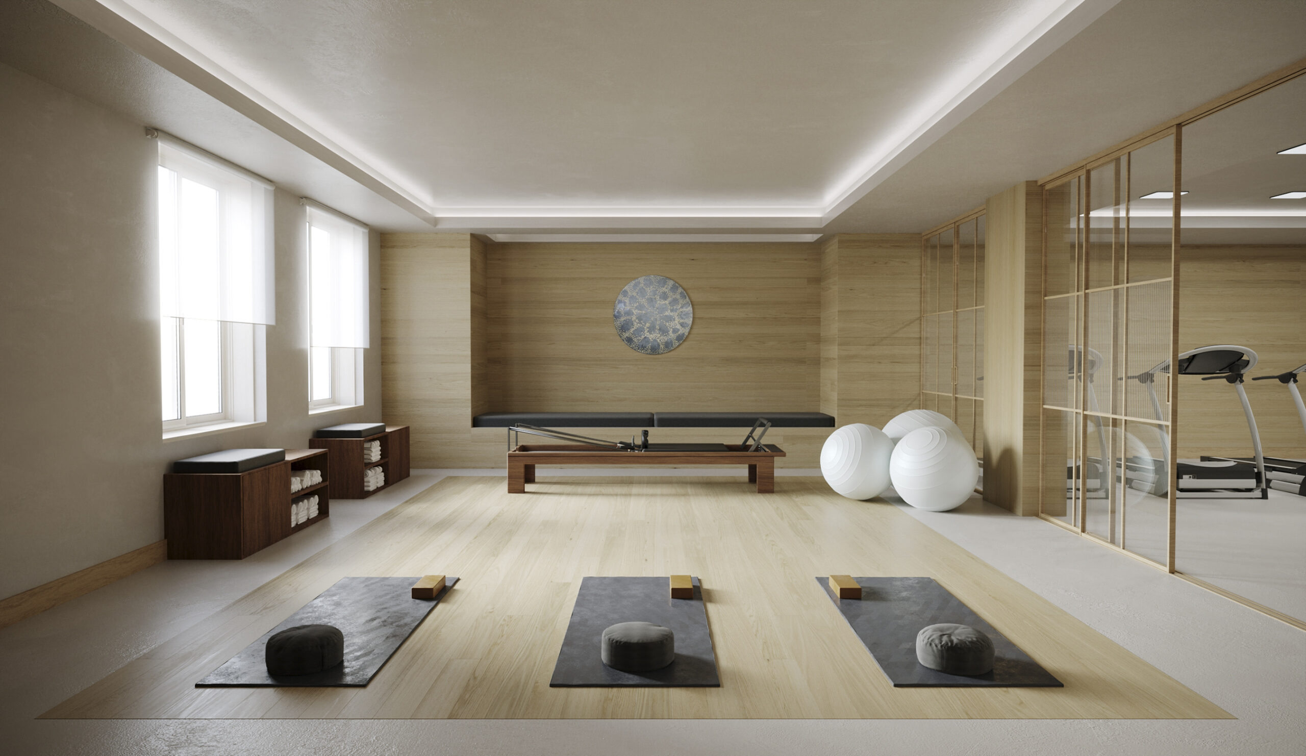 Stunning bamboo home gym design Hollandgreen architects