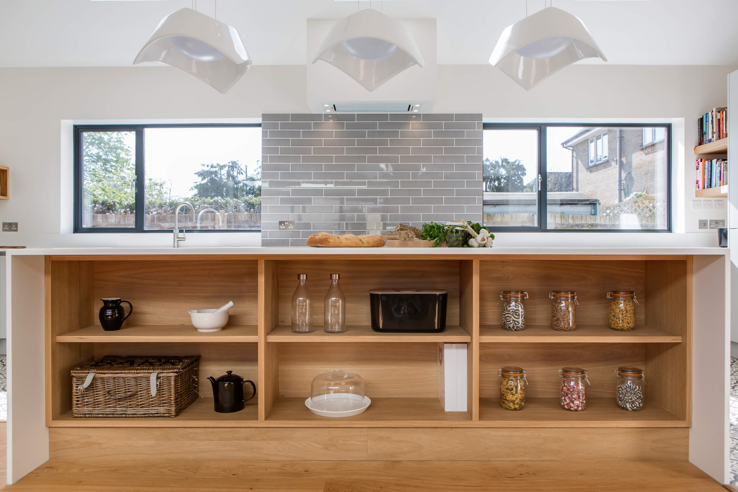 Luxury kitchen storage space joinery interior design
