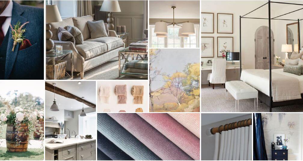 Cottagecore mood board interior design
