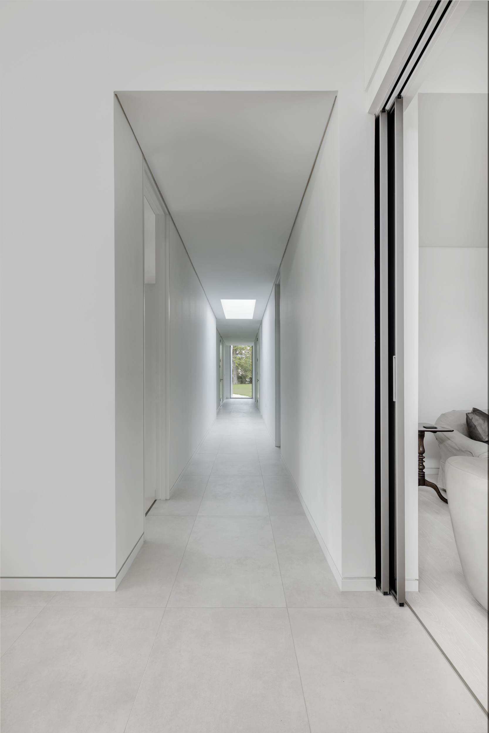 Flowing pavilion style new build countryside riverside home