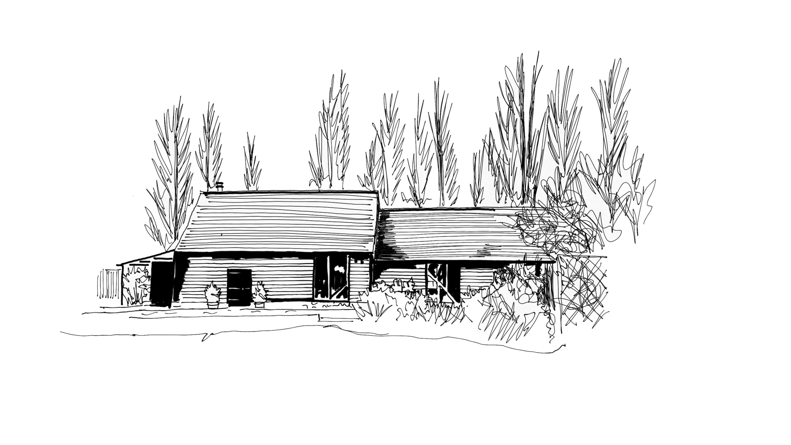 barn conversion sketch interior renovation
