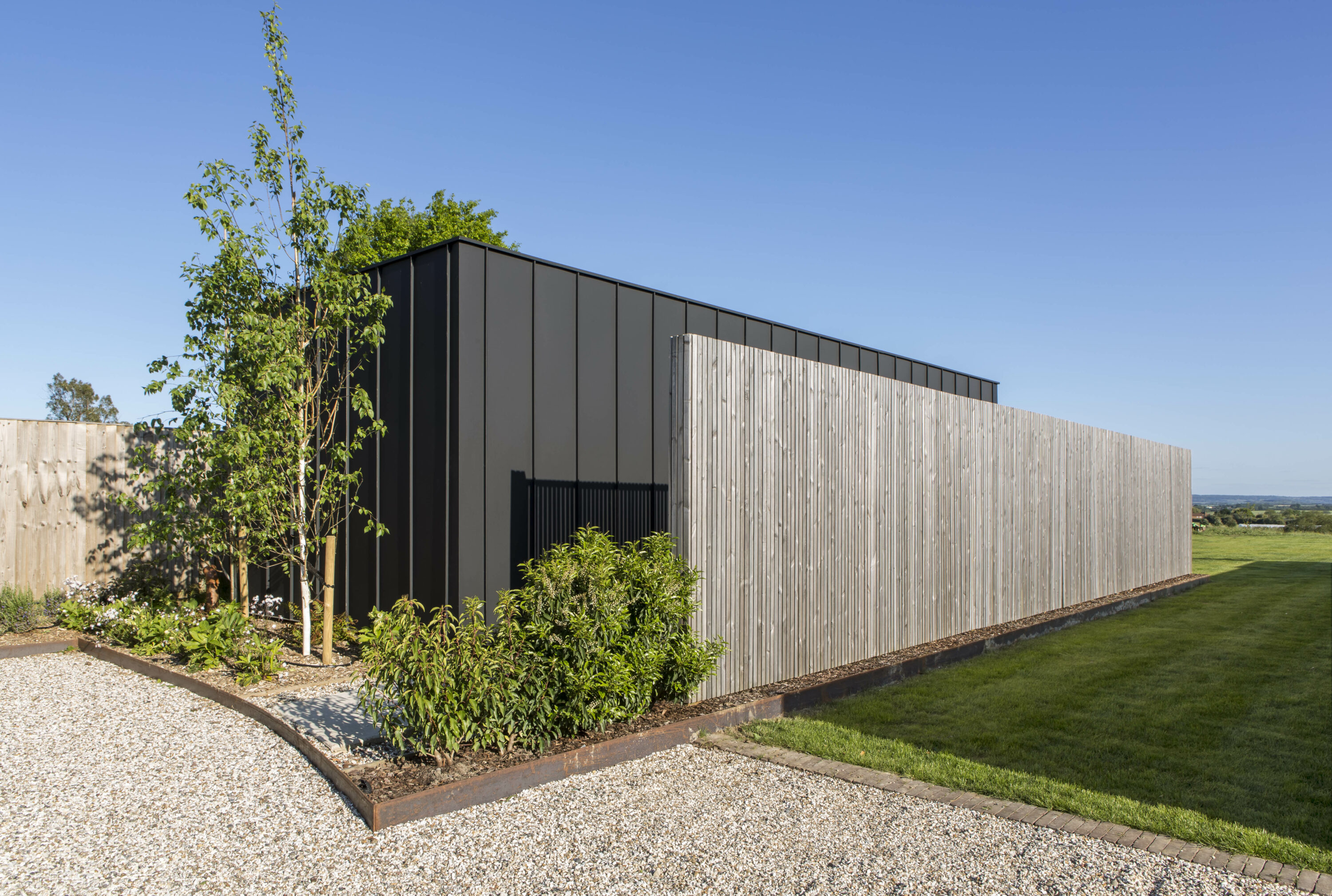 Luxury steel barn pod conversion