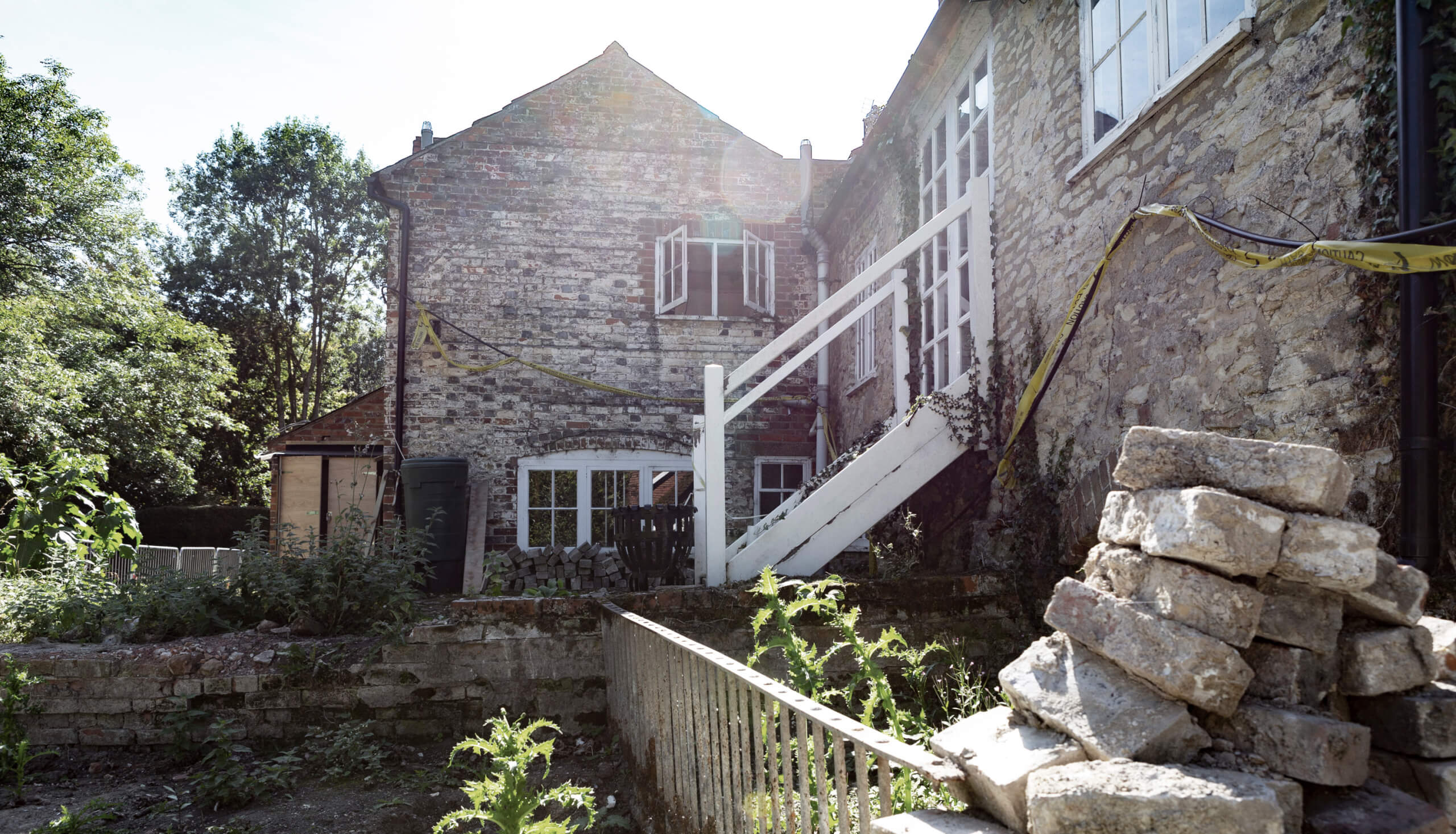 Mill House stripped back build process