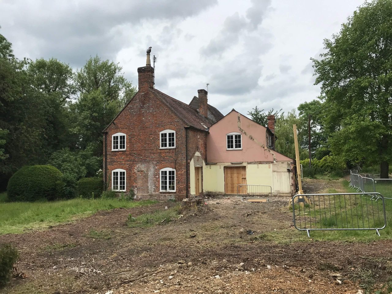 Mill house before renovation on site