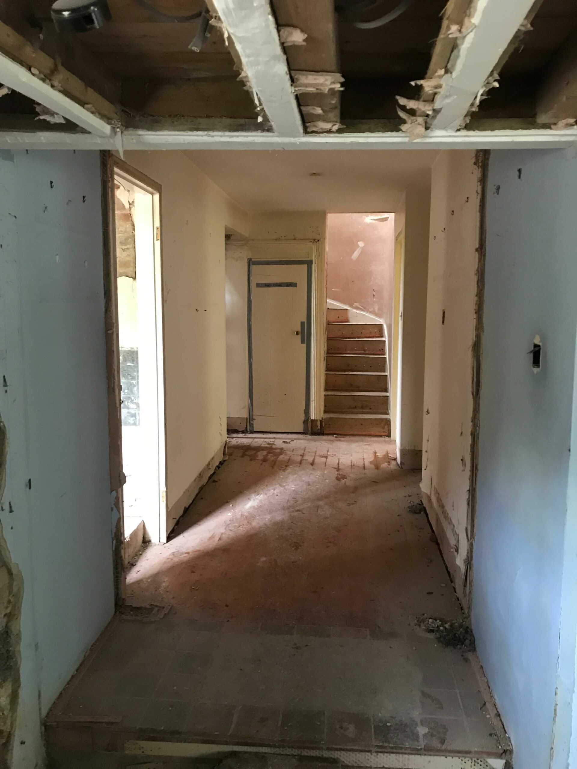 Mill house before renovation on site
