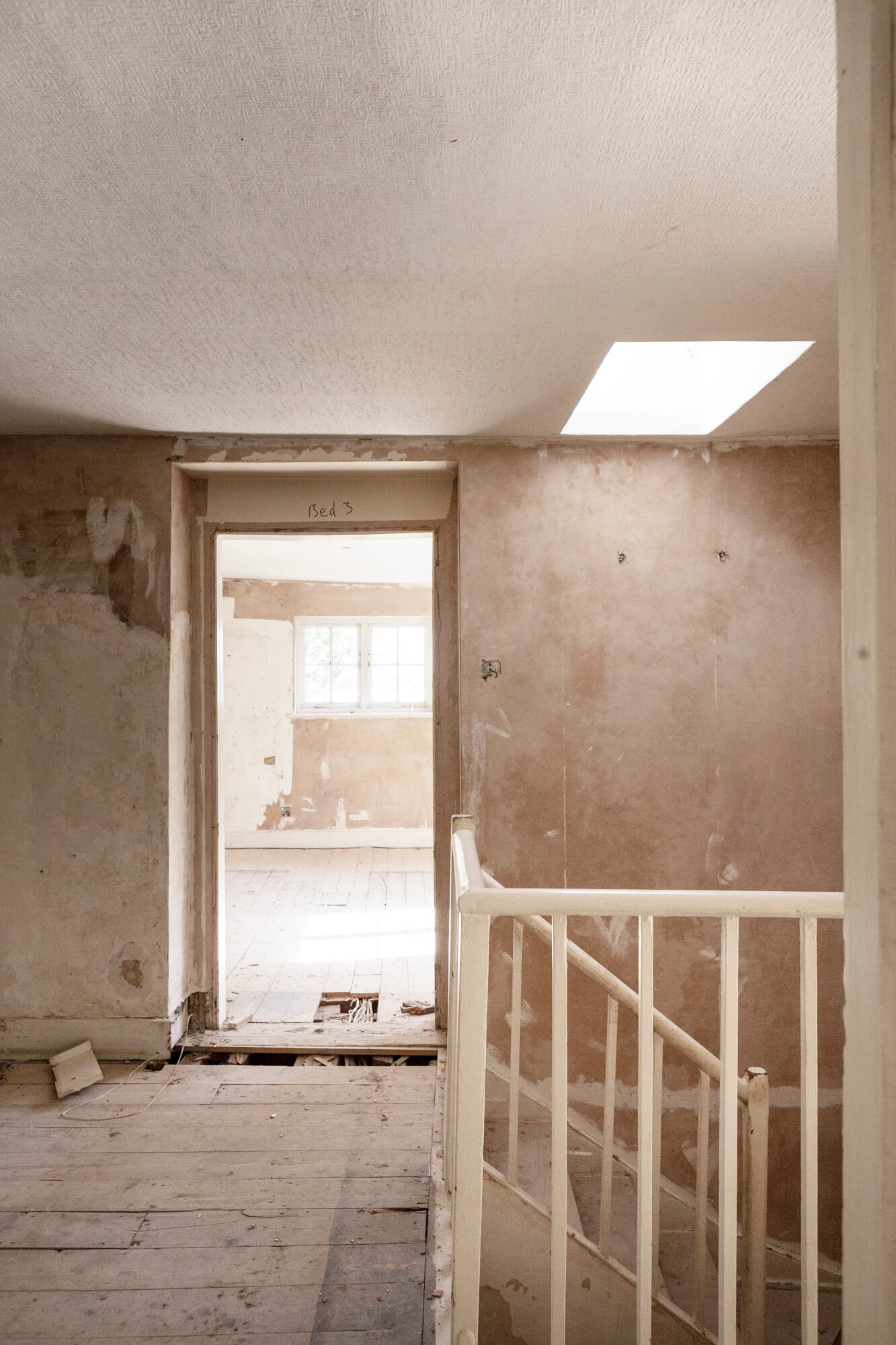 Mill House stripped back build process
