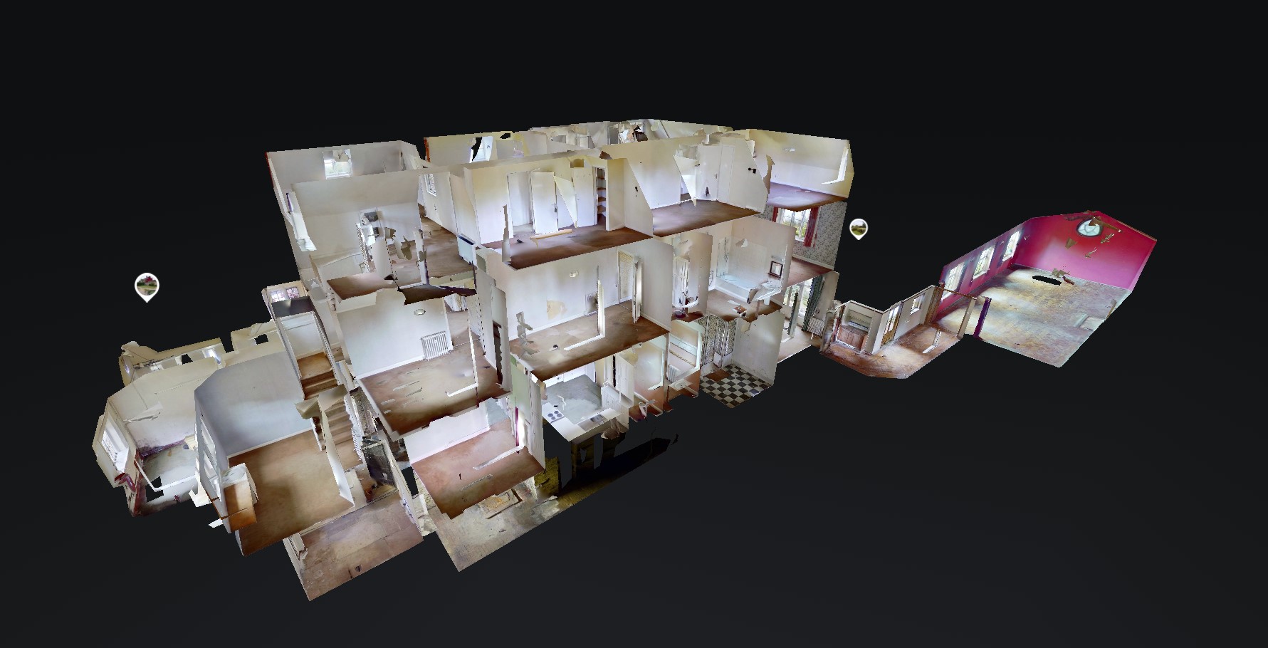 Matterport visualising home design with VR