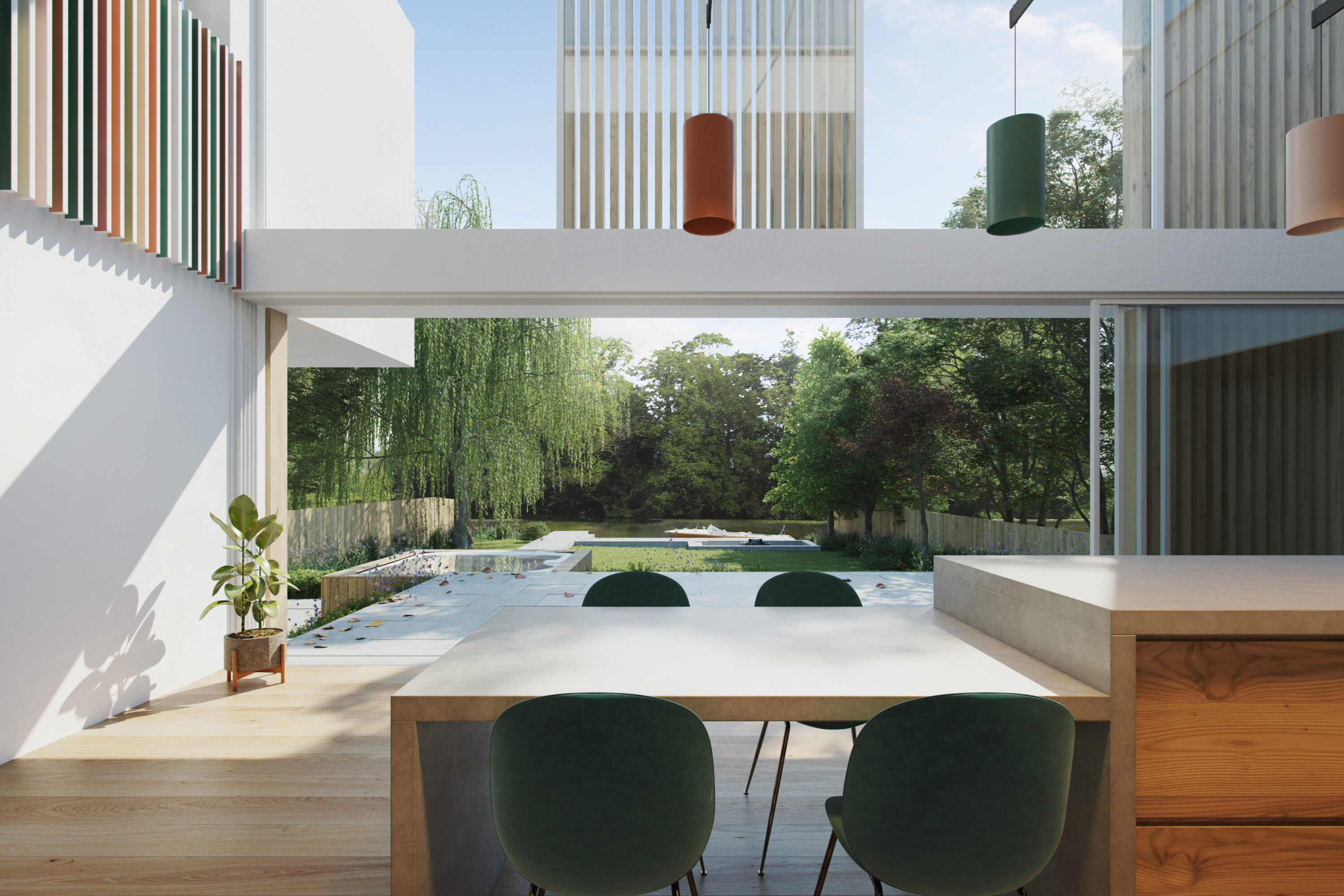 Double height luxury interior renovation design