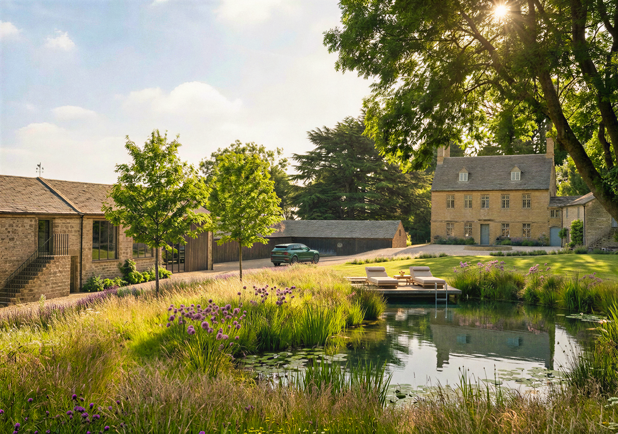 Renovation of a listed estate in the Cotswolds by HollandGreenn